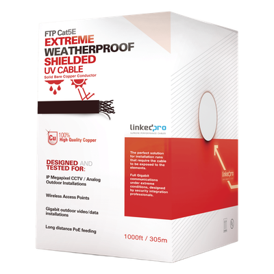 PRO-CAT-5-EXT/500 - LinkedPRO PRO-CAT-5-EXT/500 cable de red Negro 152 m Cat5e F/UTP (FTP)