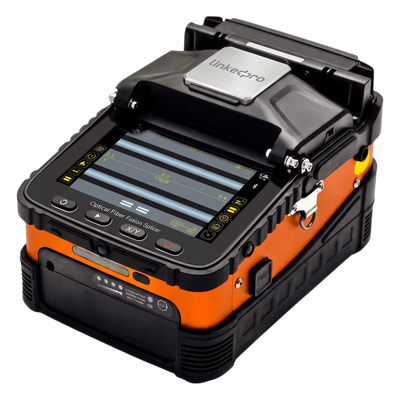 LP-FS-PRO-500 - Fusionadora de Fibra Óptica / 6 Motores / Alineación por Núcleo / Empalme 8 seg / Pantalla 5 Pulgadas / -15 a 50°C