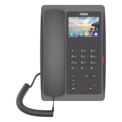 H5WB - Teléfono IP WiFi / Pantalla LCD 3.5 pulgadas / Audio HD / Video H.264 1080p / 2 Cuentas SIP / PoE 802.3af / Wi-Fi 2.4 GHz