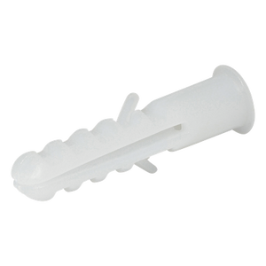SYS-TQ8 - Taquete para concreto / #8 / 8 mm (9/32') / Polipropileno de alta resistencia / Bolsa 25 piezas / Color blanco