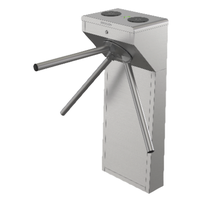 DS-K3G200BLX-R/DM55 - Torniquete Trípode Bidireccional / Acero Inoxidable SUS304 / 2 Millones MCBF / Carril 55 cm (21.7 in) / Apertura Emergencia Automática / LED Dirección / 110 VCA / -20°C a 65°C