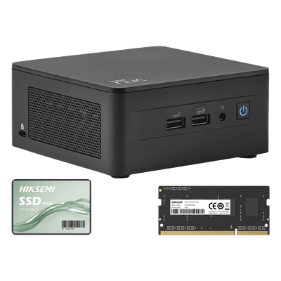 NUCASI313I16G512G - Kit / Mini PC NUC Barebone / Intel Core I3 /bluetooth / Incluye memoria 16GB / Incluye 512 SSD / No incluye sistema operativo
