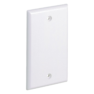 CPNWH - Placa de Pared Ciega / Vertical Plano / ABS / 69.8x114.4 mm / 2.75x4.5 in / Blanco