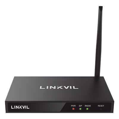 W712 - Gateway RoIP / Interconexión SIP-Radio / UHF 400-470 MHz / Radio Analógica y DMR / Grabación 128 GB / Portátil