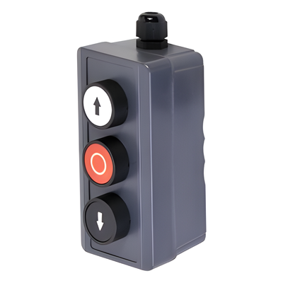 XBS-SW-01 - Botonera Triple / Uso Rudo / 24 VCD / IP40 / -20 a 50 °C / 2.7 x 5.2 x 2.0 in