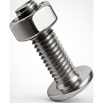 XT100TT - Tornillo y Tuerca de Abrazadera / Acero / M6 x 20 / Para Torniquetes XT100L y XT200L