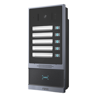 I63 - Videoportero IP / 2 Megapixel / 5 Botones de Marcación Rápida / IP66 - IK07 / PoE / Control de Acceso RFID / Anti-Vandálico