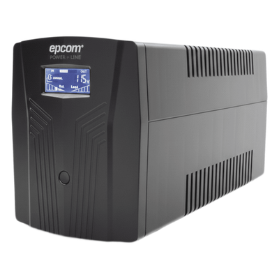 EPU1200LCD - UPS Línea Interactiva / 1200 VA / 720 W / Salida 120 Vca ±5% / 6 Tomas NEMA 5-15R / Pantalla LCD / AVR Dinámico