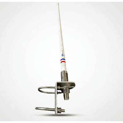 TX-110V-SYS - Antena VHF Marina / 4 dBi / 156-163 MHz / Altura 1.1 m (3.61 ft) / Conector SO239 / Color Blanco