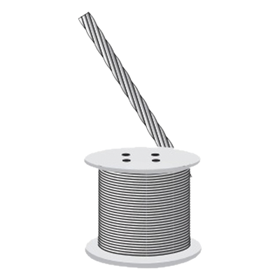 S-RET-516CAM - Cable de Retenida / 7 Hilos Trenzados / 5/16" (7.94 mm) / Carga a Ruptura 3632 kg (8000 lb) / Galvanizado Clase A