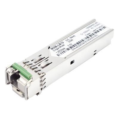 MGB-LB10 - Transceptor mini-GBIC SFP 1G / WDM BiDi LC / Monomodo 10 km (32.8 ft) / TX 1550nm RX 1310nm / Requiere par MGB-LA10
