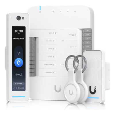UA-G3-SK-PRO - Kit de Control de Acceso / 1 Puerta / 6,000 Usuarios / IP55 / PoE++ / 5 Puertos Gigabit