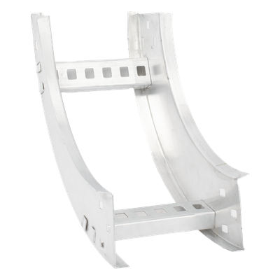CHVI908R8X6AK - Curva Vertical Interior / Perfil Z / Peralte 3 1/4" / Ancho 6" / Radio 8" / Aluminio / 90°