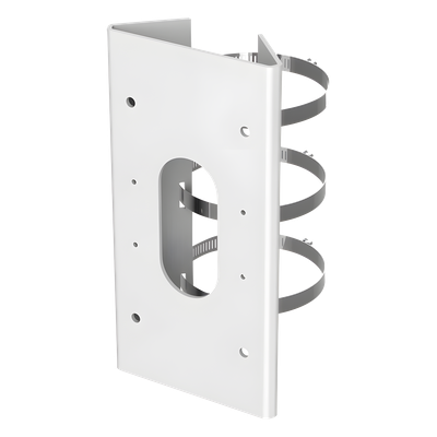 DS-1475ZJ-SUS - Montaje para Poste / Cámaras Domo y Bala / Acero Inoxidable / 12 Modelos Compatibles / 250 x 127 x 46 mm / 1.2 kg