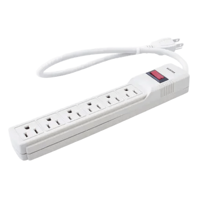 SYS-136220 - Multicontacto / Supresor de Picos 270 J / 6 Salidas NEMA 5-15R / Cable 45 cm (1.48 ft) / 15 A / 1875 W