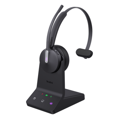 WH64-MONO-TEAMS - Diadema Inalámbrica / Mono / DECT + Bluetooth 5.2 / Acoustic Shield 2.0 / 32h Conversación / Altavoz 30mm / Certificación Teams