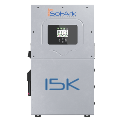 15K2P - Inversor Híbrido / 15 kW / 220 Vcc / Fase Dividida / IP65 / 3 MPPT / 19.5 kW Fotovoltaico / Paralelo 12 Unidades