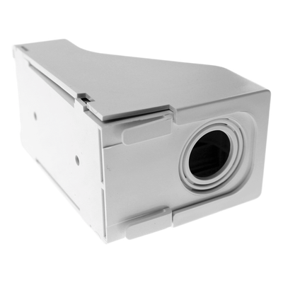 DCEFXIW-X - Accesorio para Techo Falso/Entrada / Conexión Tubería 1/2 a 1 In / Compatible Canaletas LD3, LD5, LD10 / Blanco Mate