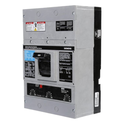 LXD63B600 - Interruptor Termomagnético / 600V CA / 3 Polos / 600A / Capacidad Interruptiva 65kA / Sin Zapatas Principales / 400 Hz
