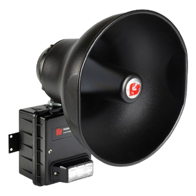 I-IP15-R - Altavoz IP para Señalización / 15 W / 112 dB a 3 m (10 ft) / LED Rojo Alta Intensidad / PoE+ 802.3at / NEMA 4X / Interior-Exterior