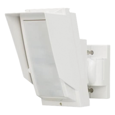 HX80NRAM - Detector PIR Exterior / Alcance 24 m (78.7 ft) / Inclinación Ajustable / Enmascaramiento de Zonas / Diferenciación Humana-Animal / Alimentación por Baterías