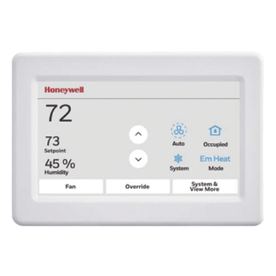 TR120 - Wall Module con Pantalla Táctil / LCD Resistiva 109 mm (4.3 in) / 480 x 272 px / Bus Sylk 2 Hilos / Controladores VAV Merlin NX