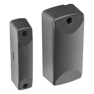 SFWST242 - Sensor Magnético Inalámbrico para Exterior / IP56 / Gap 7.5 cm / Entrada Auxiliar NC/C/NO / -40°C a 60°C / Batería 10 Años / 345 MHz