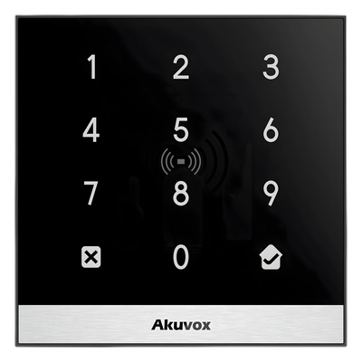 A02KIT - Teclado de Control de Acceso / Gestión en la Nube / PoE / Lector NFC y Tarjetas 125 kHz / MIFARE 13.56 MHz / IP65 / 1 Puerta / PIN Temporal