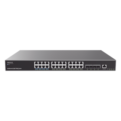 GWN7813P - Grandstream Networks GWN7813P dispositivo de redes Gestionado L3 Gigabit Ethernet (10/100/1000) Energía sobre Ethernet (PoE) Gris