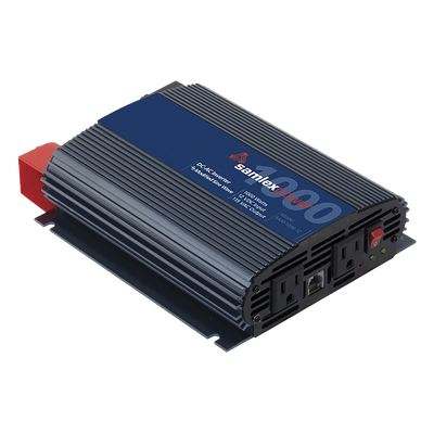 SAM-1000-12 - Inversor de Corriente / Onda Modificada 1000W / Entrada 12Vdc / Salida 115Vac 60Hz / 2 Receptáculos NEMA