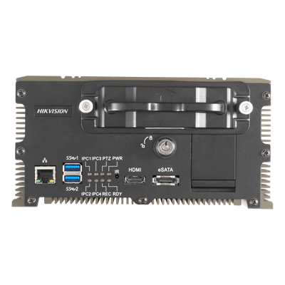 DS-MI9605-GA/4M/GLF/1T - NVR Móvil / 5 Canales / 2 Megapixel / GPS Integrado / 2 Bahías HDD 2.5" / Alimentación 9-32 VCC