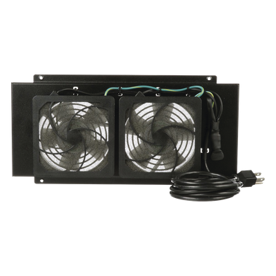 PZWMCFKHF - Kit de Ventiladores para Gabinete / 2 Unidades / 122 CFM Total / 120 Vca / Cable 2 m (6.6 ft) / Montaje Completo