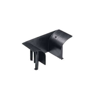 FRLPR64BL - Reductor de Canaleta / 12x4 a 4x4 / Sin Herramienta / PVC y ABS / Negro