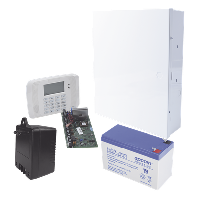 VISTA48LANTB9AH - Panel de alarma VISTA-48LA / 3 particiones / 48+16 zonas / Batería 9 Ah / Gabinete y transformador incluidos