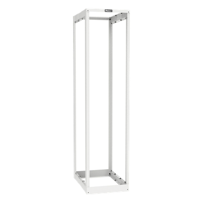 AR4PWH - Rack de Cuatro Postes / 45 Unidades de Rack / Profundidad Ajustable 584.2 a 1066.8 mm (23 a 42 in) / Carga Estática 907.2 kg (2000 lbs) / Rieles Roscados #12-24 / Color Blanco