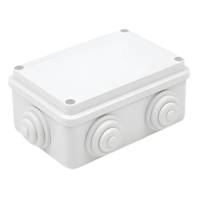 GW-44-005 - Caja de Derivación Estanca / PVC Libre de Halógenos / 6 Entradas / IP55 / IK08 / 120x80x50 mm / -24 a 60°C