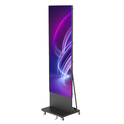 DS-D4518CH-1FQF - Poster LED de Piso / Pixel Pitch 1.8 mm / 600 cd/m² / Refresco 3840 Hz / Modular Expansible / Case de Transporte