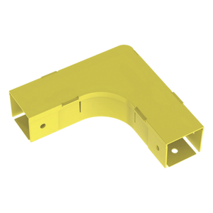 FRA2X2LYL - Accesorio de Ángulo Recto Horizontal / 90° / Para Canaleta 2x2 / Radio de Curvatura 50.8 mm / ABS 94V-0 / Color Amarillo