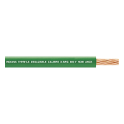 SLY-304-GRN/100 - Cable THW-LS / Calibre 10 AWG / 19 Hilos / Verde / Bobina 100 m (328 ft)