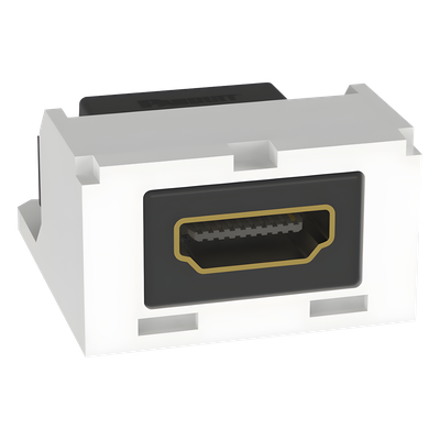 CMHDMIAW - Módulo Acoplador HDMI / HDMI 2.0 / Categoría 2 / Mini-Com / 1 Espacio / 0.72' Altura