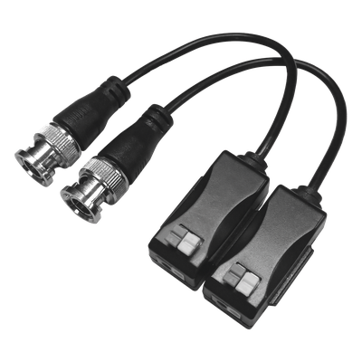 TT101FPTURBO - Kit de Transceptores Pasivos / 4K Ultra HD / 470m a 720p / UTP / Pig Tail BNC / Protección Grado 3 / 60dB de Inmunidad