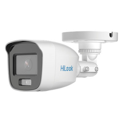 THC-B129-P - Cámara Bala TURBOHD / 2 MP 1080p / Color 24/7 / Lente 2.8 mm 102° / Luz Blanca 20 m (65.6 ft) / IP66 / Policarbonato
