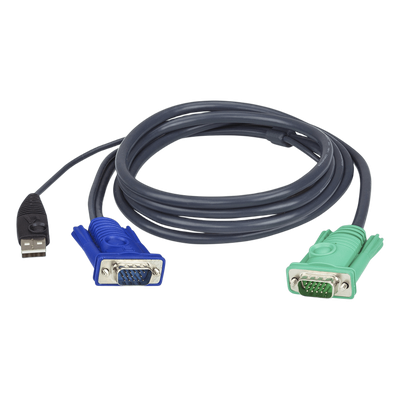 2L5202U - ATEN Cable KVM USB con SPHD 3 en 1 de 1,8 m