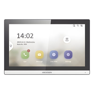 DS-KH6352-WTDE6 - Monitor Touch para Videoportero / Pantalla 7" / Wi-Fi 2.4 GHz / Audio Bidireccional / Almacenamiento MicroSD 128 GB / Bisel Slim