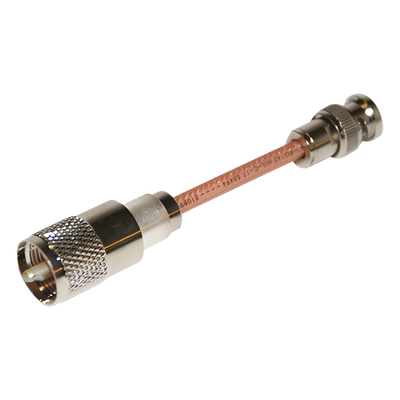 SBNC-142-UHF-10 - Cable RG142, con conectores BNC Macho /UHF (PL-259) Macho.