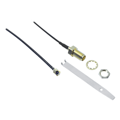 CELL-EXT - Cable adaptador / conector U.FL a SMA hembra / para comunicadores GSMX, GSMV, VISTA-GSM, LYNX Plus y LYNX Touch