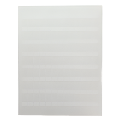 S050X125YAJ - Etiquetas Auto-Laminadas / 5000 Piezas / 3 a 7.1 mm (0.12 a 0.28 in) / 12-10 AWG / Láser e Inyección de Tinta / Poliéster Blanco