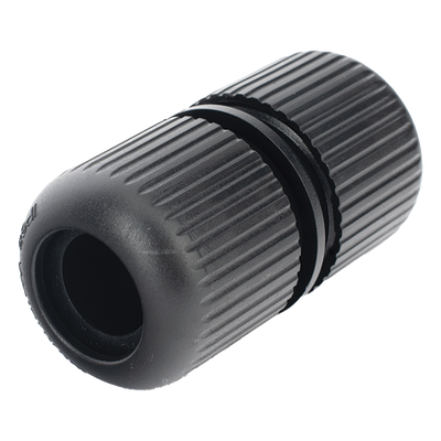 DSPLUGEXT - Protector Exterior IP68 / Conector Plug 12 Vcc / Cámaras Turbo HD / Polvo y Agua / Negro