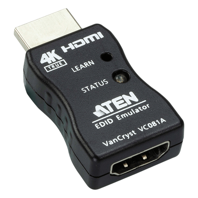 VC081A - Emulador EDID HDMI / 4K UHD 3840x2160@60Hz 4:4:4 / Almacenamiento EDID / Interruptor de Aprendizaje / Diseño Compacto