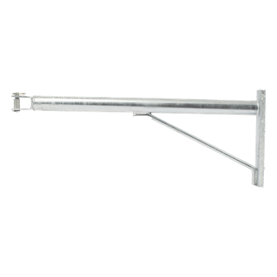 LP-BDE-060-D - Brazo de Extensión para Fibra Óptica / 60 cm (1.97 ft) / Acero Galvanizado en Caliente / 2.4 kg / Herraje Tipo D / Compatible ADSS, Figura 8